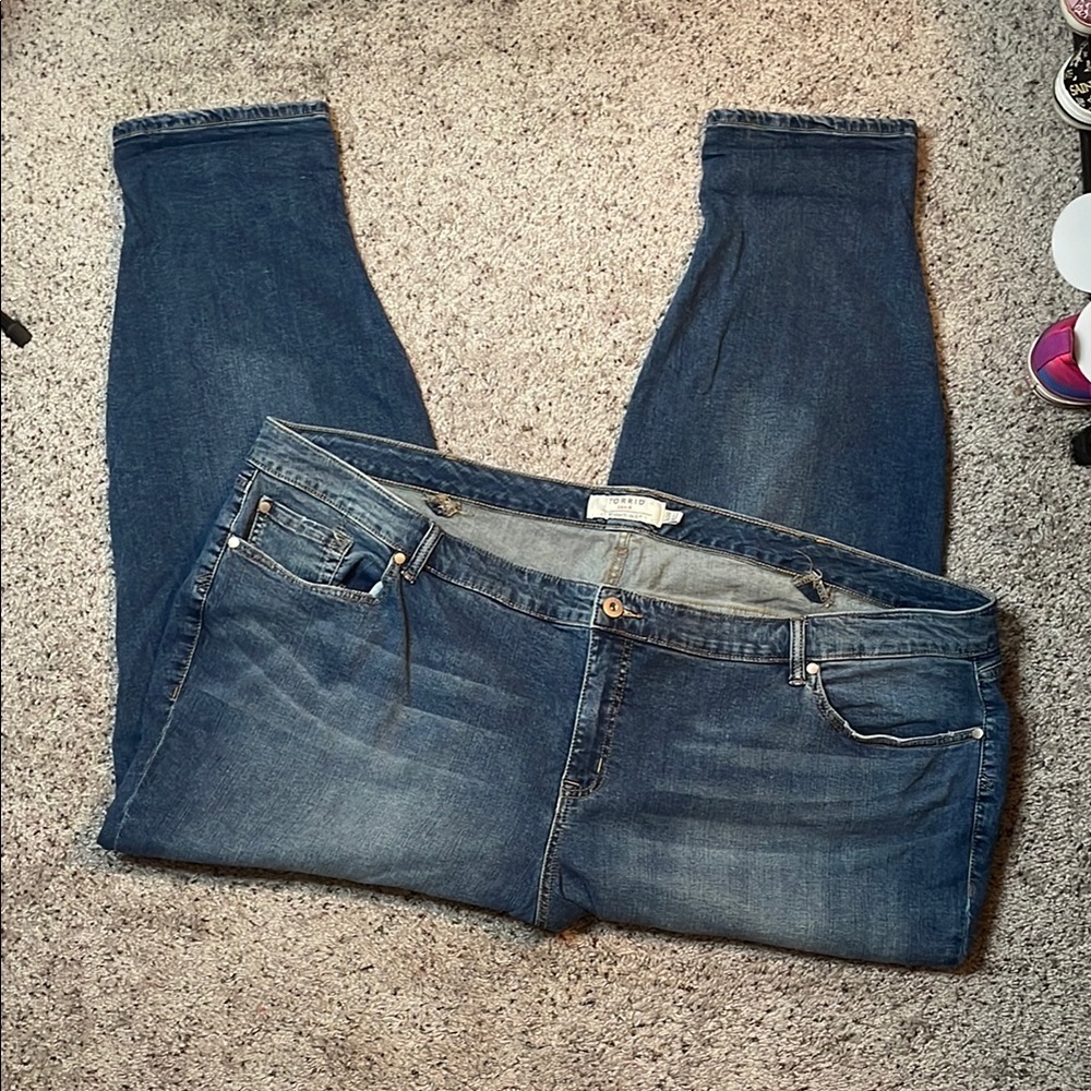 Torrid Feel‎ The Fit Woman’s Blue Denim Jean Plus Size 30